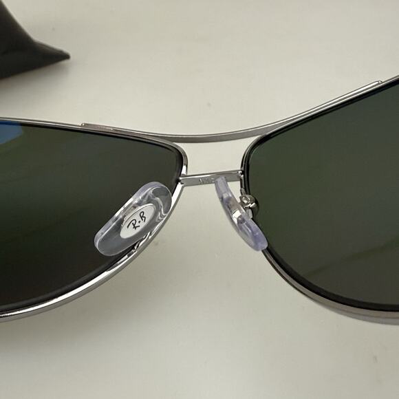 Ray-Ban Sunglasses RB 3293 004/9A Silver Polarized Aviator Pilot New + Case - Picture 9 of 13